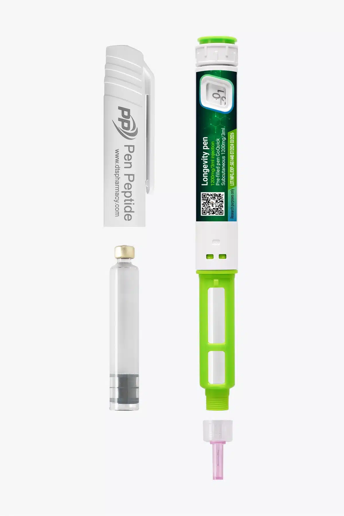 longevity-pen Longevity Pen | Glutathione, NAD+ & Resveratrol 1200mg/3ml — изображение 1